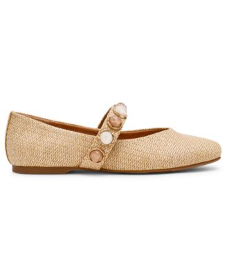 Women's Mission Embellished Buckle Strap Mary Jane Flats