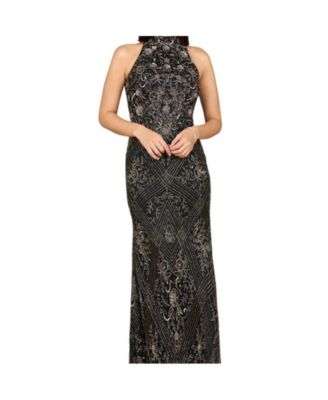 Women's Halter Neck Beaded Dress