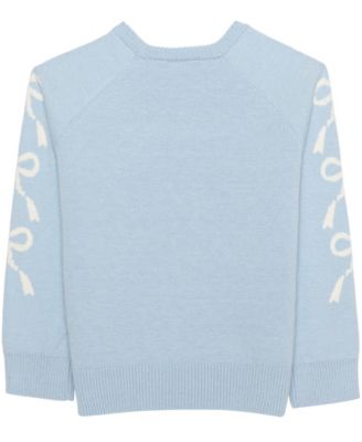 Girls' 2T-6X Stitch Long-Sleeve Top and Skirt, 2-Piece Set