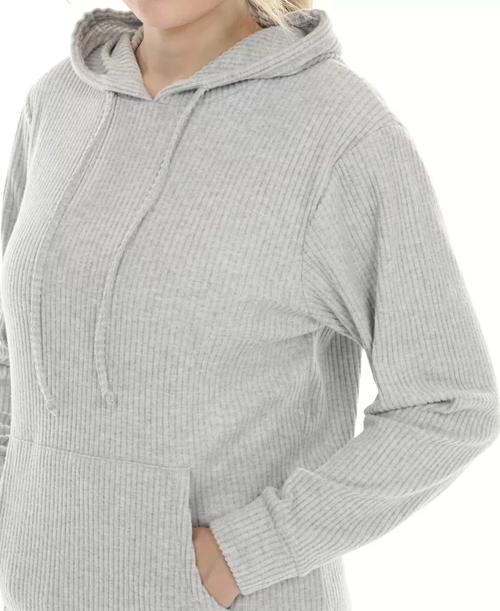 Plus Size Super Soft Two Piece Ribbed Set - thumbnail 5