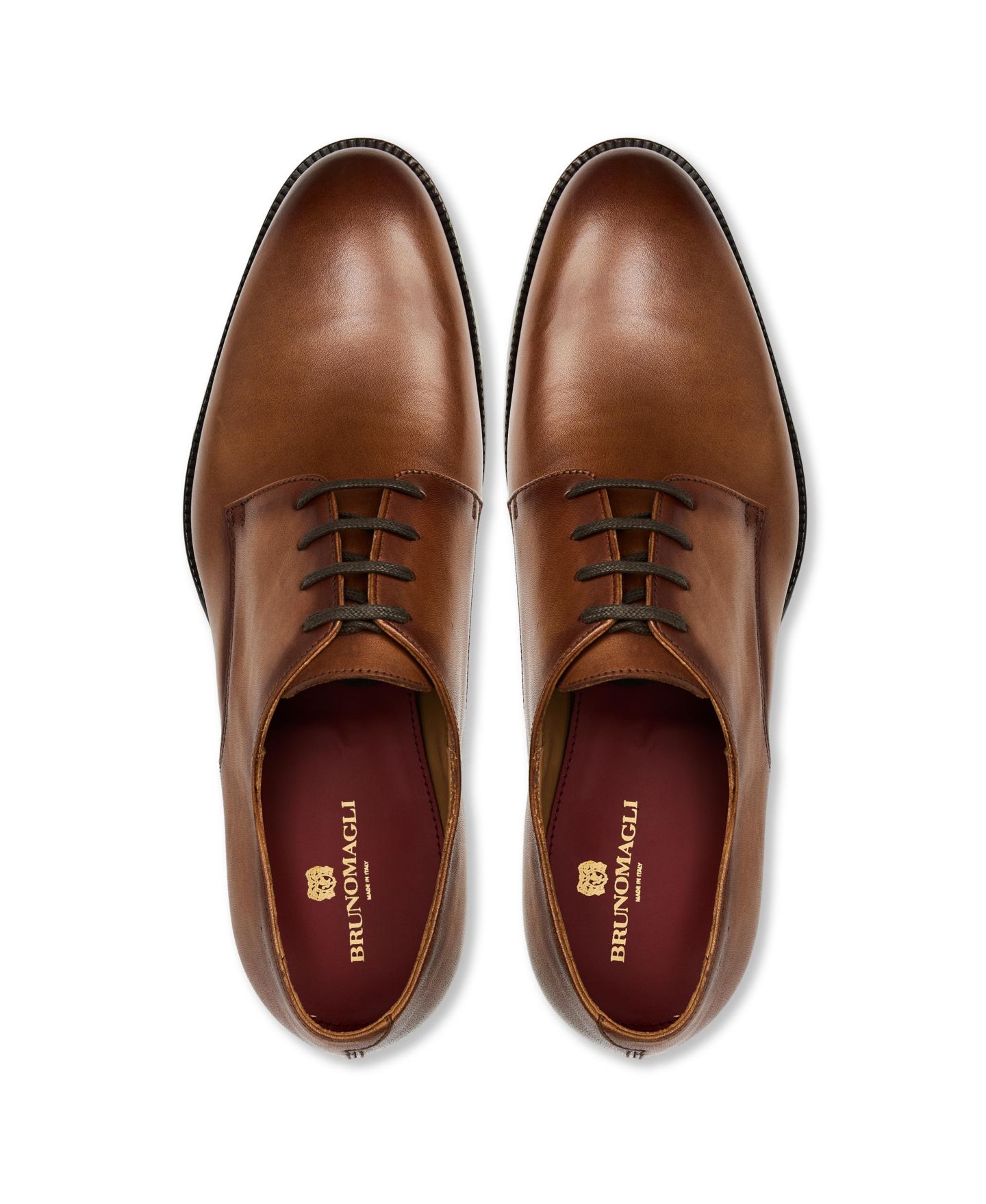 Мужские туфли Bruno Magli Giorgio Derby Dress Shoe, цвет: C0gnac — фото 5