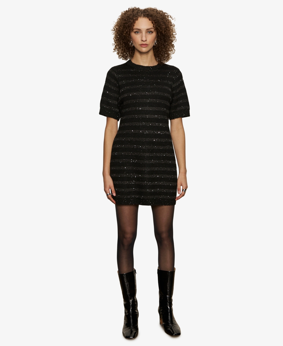 Sanctuary Women's Shine T-Shirt Sweater Dress