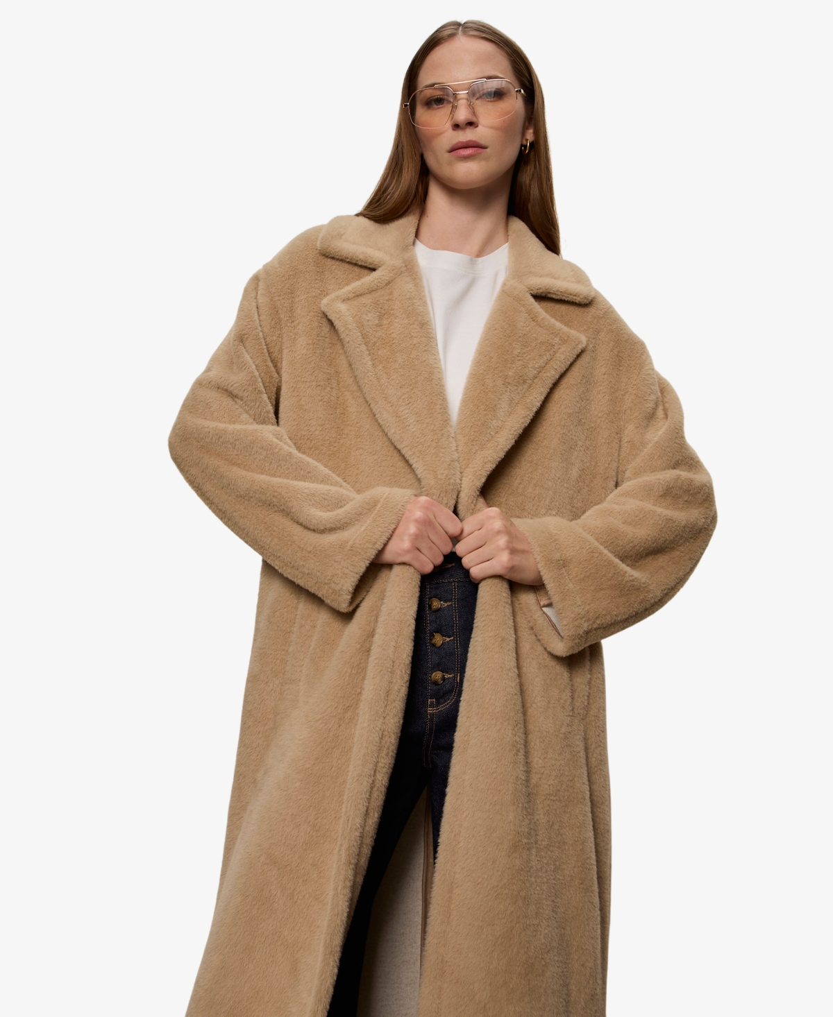 Sanctuary Women's Live Faux-Fur Coat