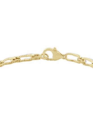 Diamond Bracelet (3/4 ct. t.w.) in 14k Yellow Gold with White Rhodium