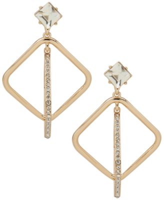 Stone Pave Orbital Earrings