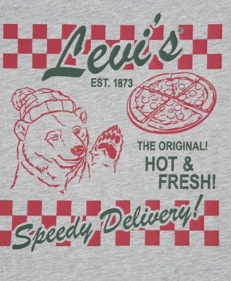 Boys' 8-20 Santa's Pizza Crewneck T-Shirt