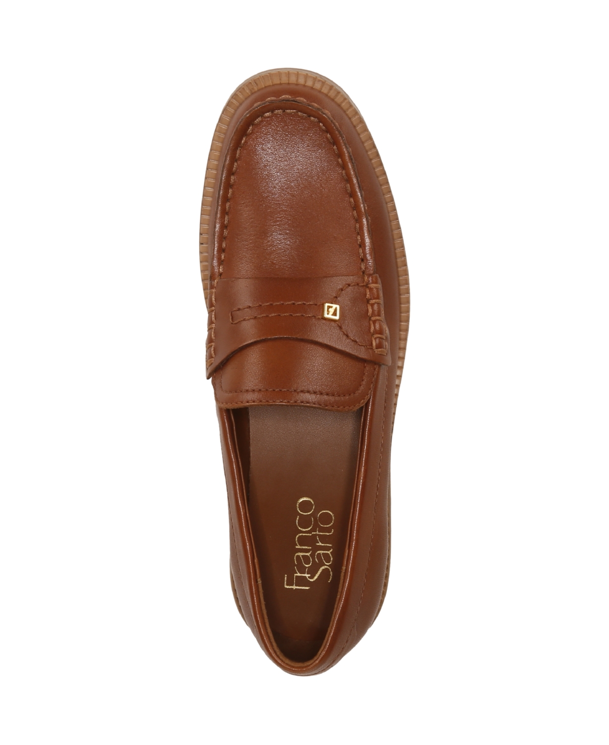 Franco Sarto Women's Yulisa Round Toe Penny Loafers In Brown