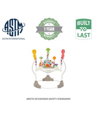 Zany 2-in-1 Baby Activity Center and Bouncer in Elephant Print