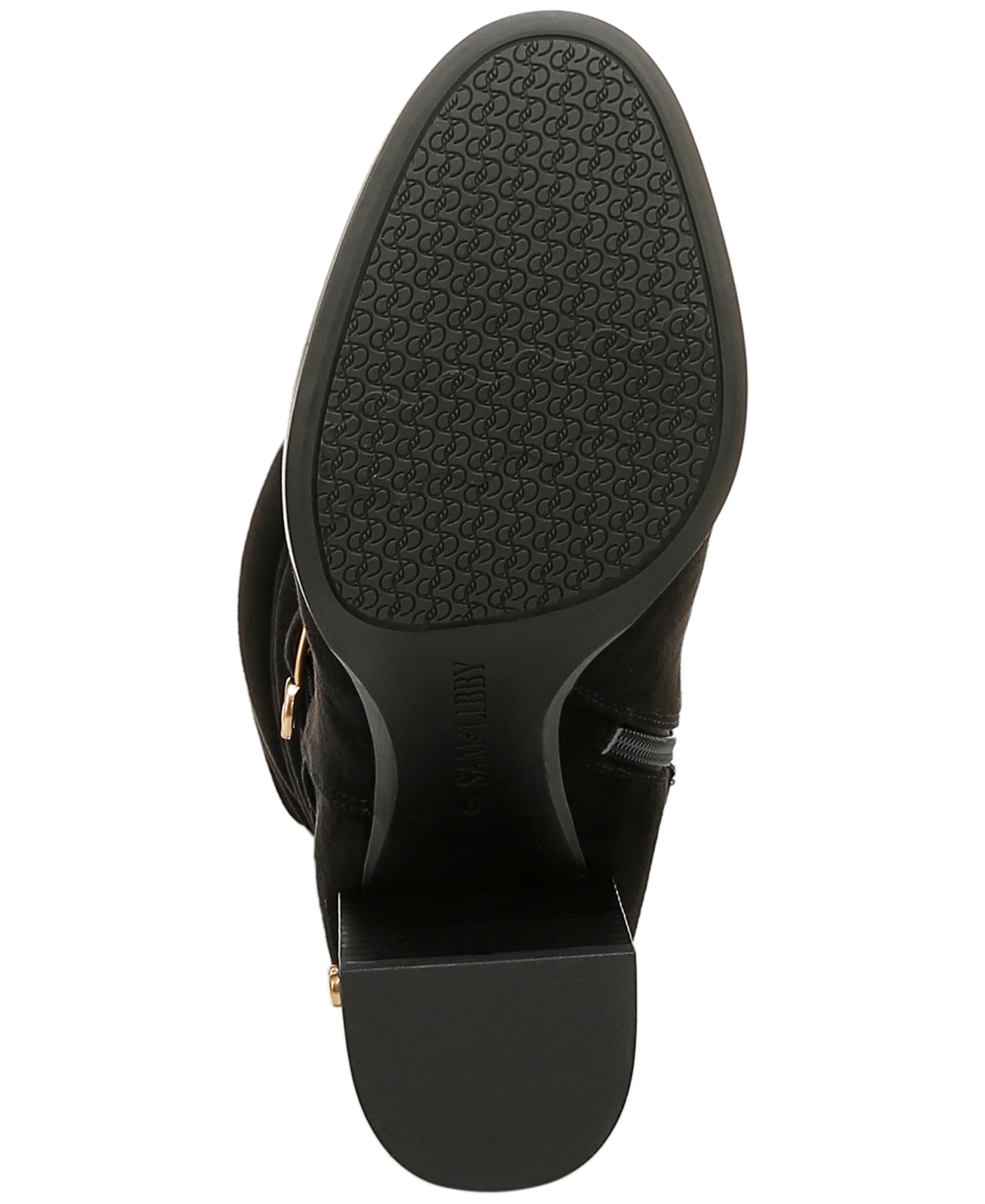 Sam & Libby Women's Round Toe Slouchy Knee Boots In Animal Print