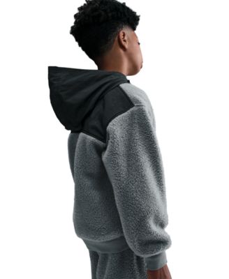 Boys' and Girls' 8-18 Sportswear Quarter Zip Long-Sleeve Hoodie