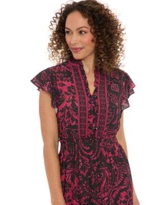 Women's Smocked Waist Maxi Dress