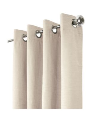 Shadow Window Treatment Blackout Grommet Curtain Panel 52" x 108" for Bedroom Livingroom Off-white