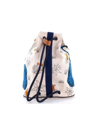 Sac Marin Rucksack Backpack Printed Toile