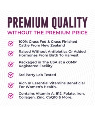 Beef Organs For Women, 120ct