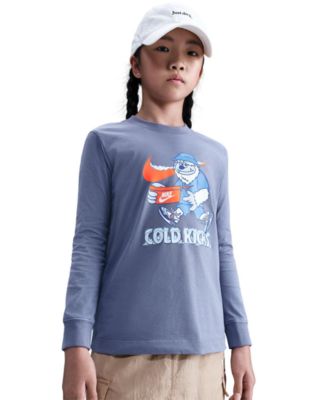 Girls' Sportswear Printed Long-Sleeve T-Shirt