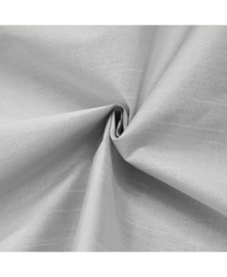 100% Polyester Glacier Balance Temperature Solid Faux Silk Blackout Grommet Curtain Panel 52" x Silver