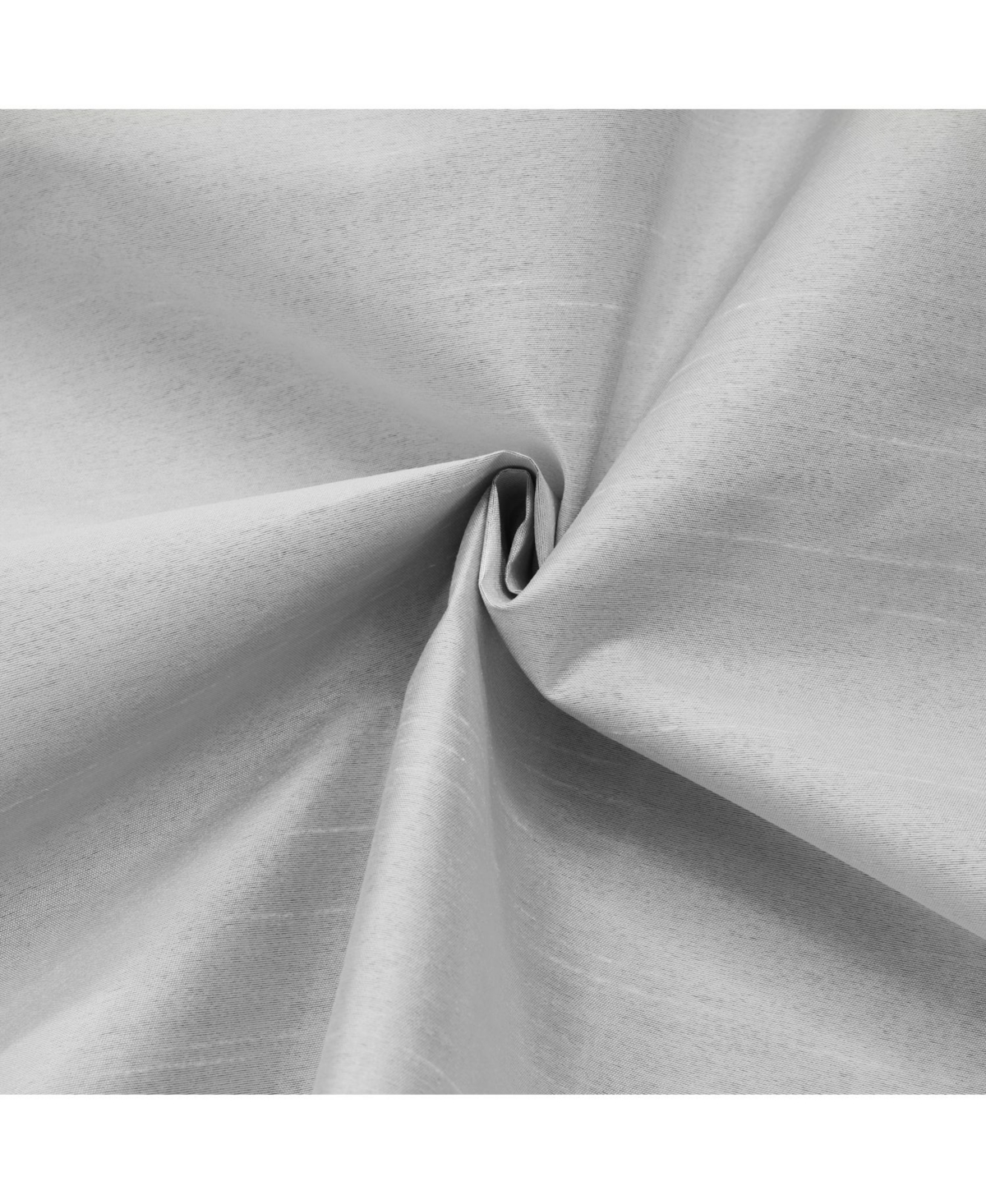 Thermaplus 100% Polyester Glacier Balance Temperature Solid Faux Silk Blackout Grommet Curtain Panel 52" x Silver