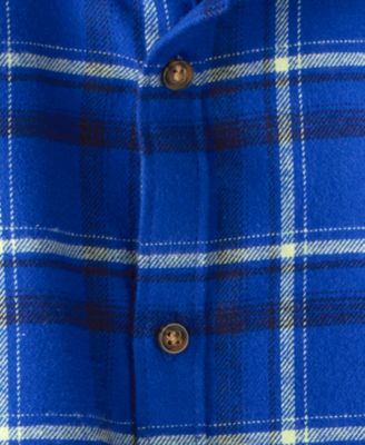 Boys' Toddler 2T-5T Plaid Button-Down Shirt