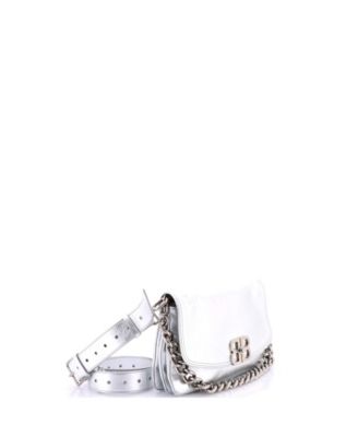 Large BB Soft Flap Bag Leather