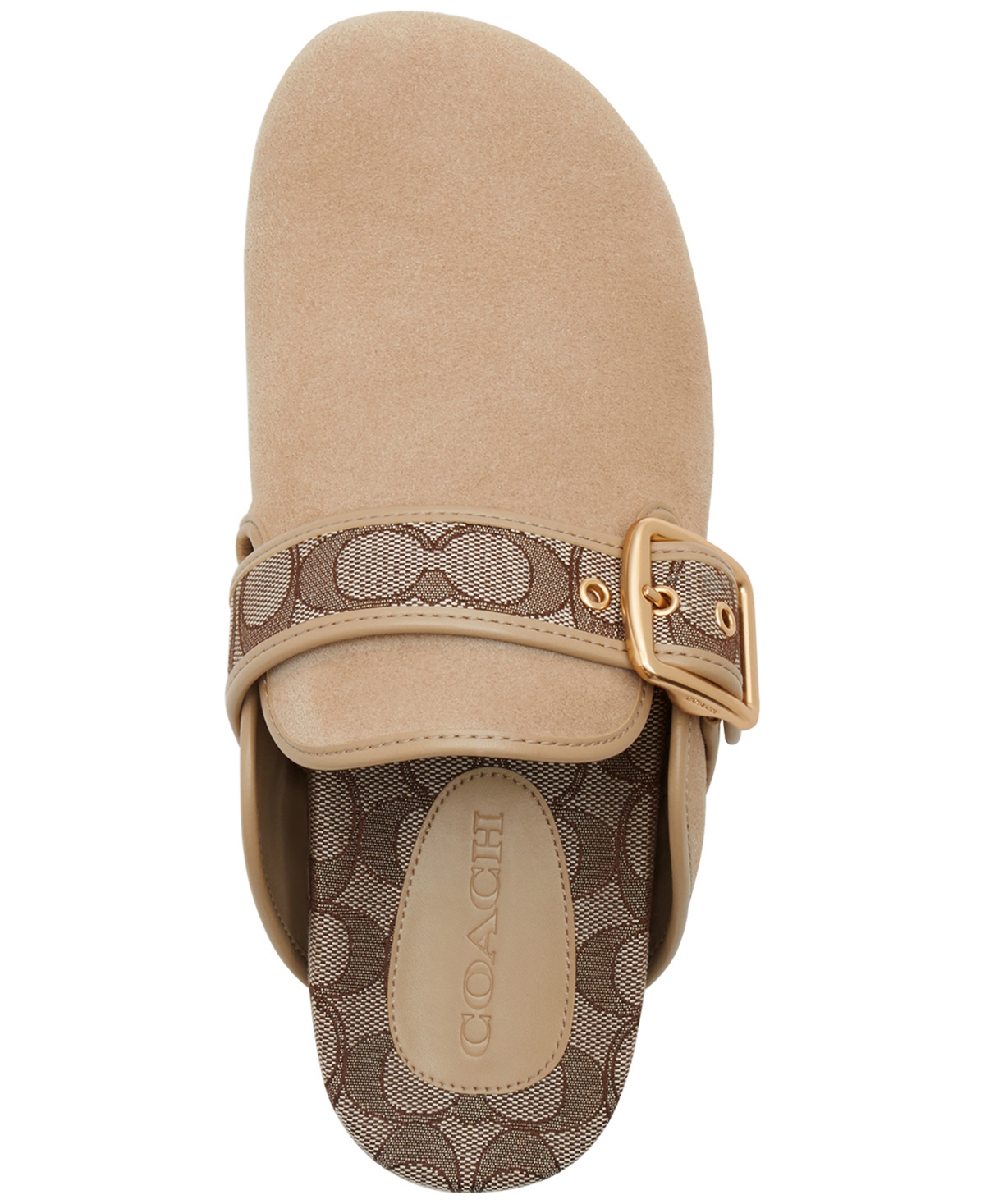 Coach Women's Archival Buckle Round Toe Clogs