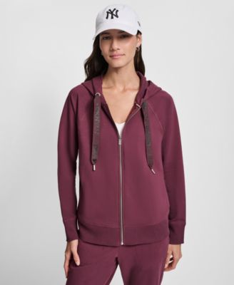 Sport Women's Two-Tone Zip-Front Long-Sleeve Hoodie