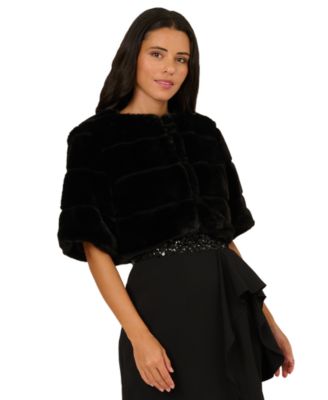 Adrianna Papell - Women's Hook and Eye Coverup Jacket