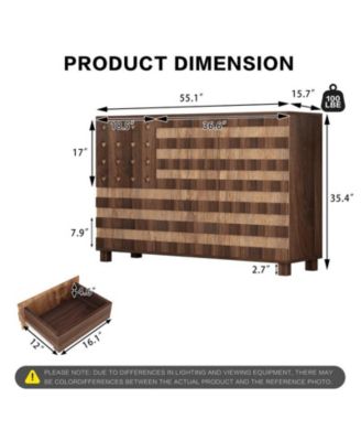 55" Storage Cabinet with adjustable shelve