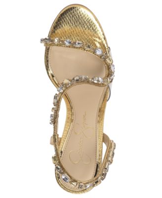 Women's Jaycin Barely-There Rhinestone Evening Sandals
