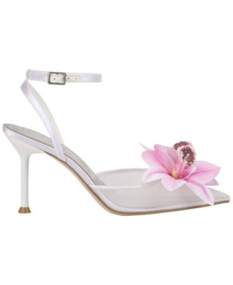 Women's Vilyria Orchid Embellished Mid-Heel Pumps