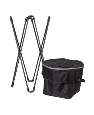 Thermal Standing Cooler with Travel Bag, Black