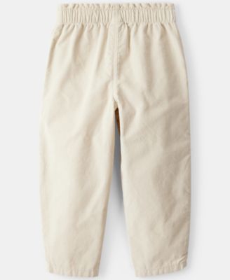 Girls' Toddler 2T-5T Heart Pocket Barrel Elastic Waistband Pants