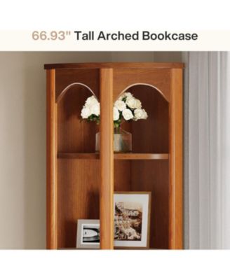 67" 1-Pc. 5-Tier Corner Kitchen Pantry Shelf with Unique Shape