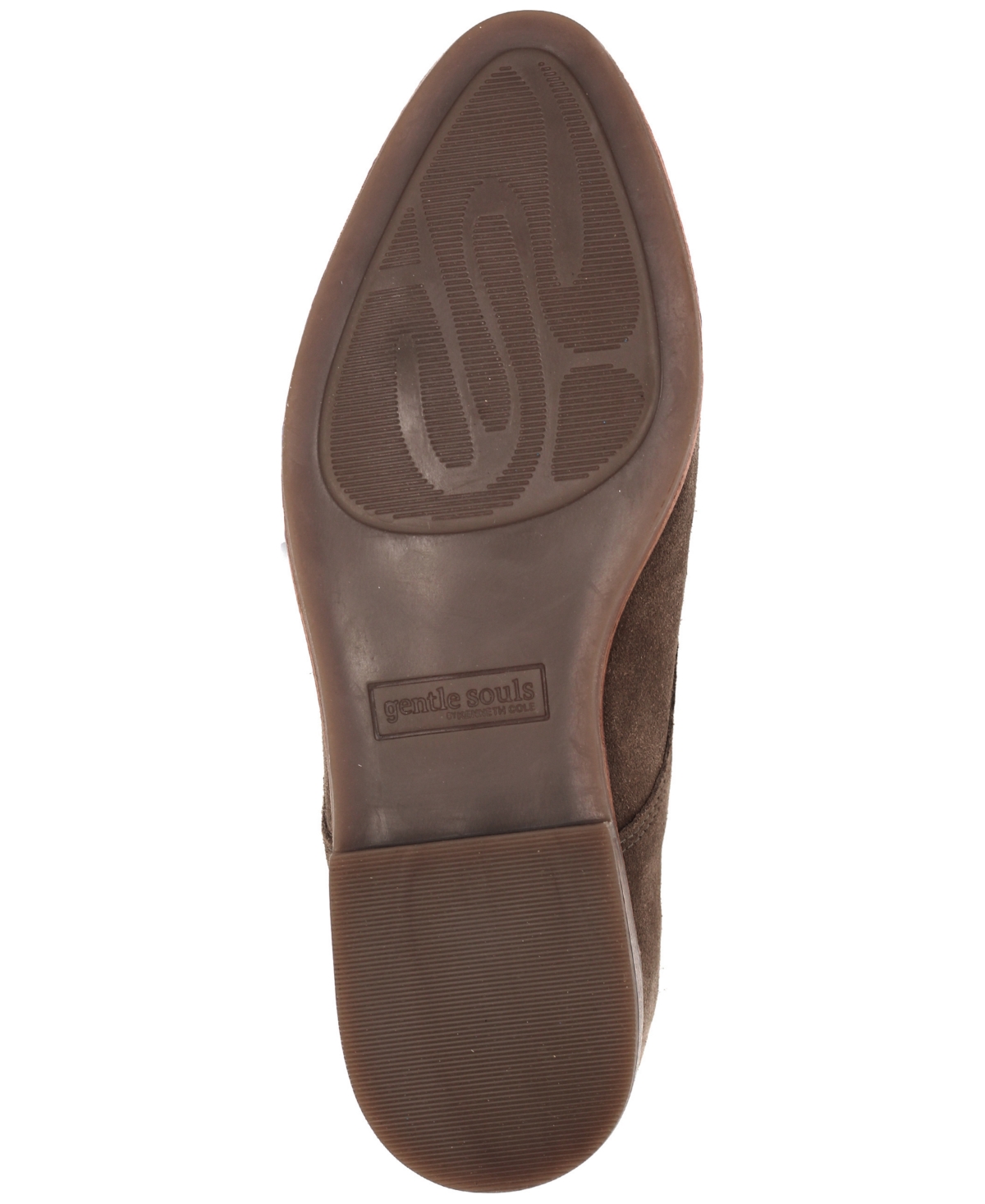 Gentle Souls Women's Aronson Almond Toe Suede Lace-up Oxford Shoes In Brown