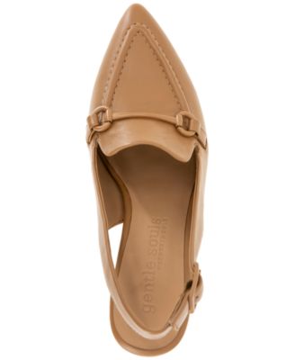 Women's Dawson Pointed Toe Leather Slingback Pumps