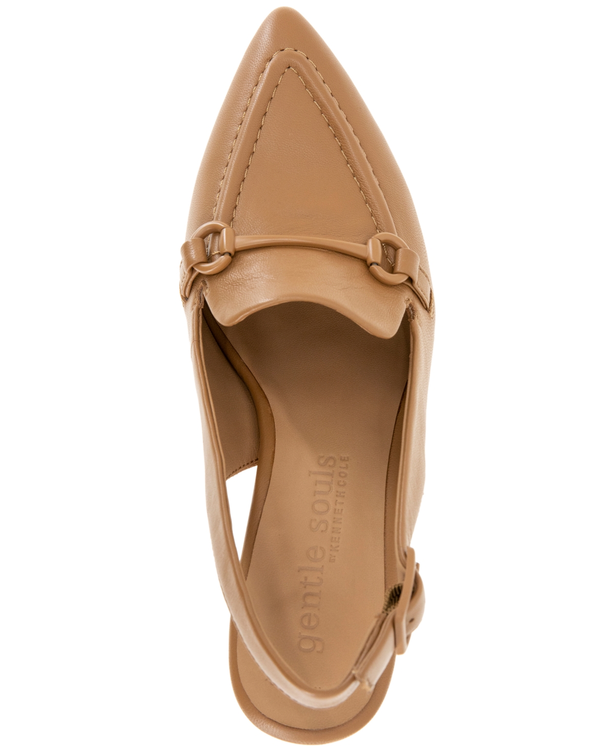 Gentle Souls Women's Dawson Pointy Toe Leather Slingback Pumps In Brown