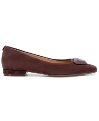 Women's Hanette Square Toe Suede Flats
