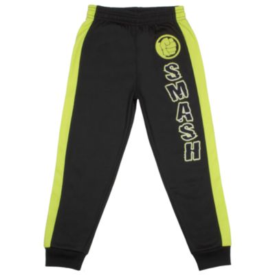 Big Boys The Hulk 2 Piece Fleece Hoodie and Pants Set