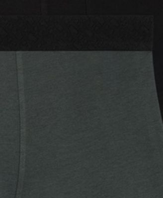 Hugo Boss Men's 3-Pack Metallic Waistband Trunk Underwear