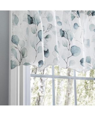 Eucalyptus Crushed Taffeta Rod Pocket Valance - 48x15", Spa