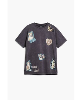 Women's Printed Crop T-Shirt