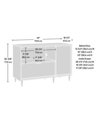 Storage File Cabinet with Door & Drawer Open Shelf