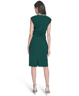 Women's Ruch Detail Midi Dress