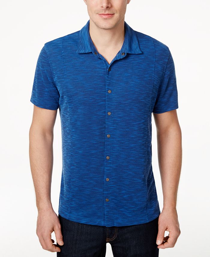 Alfani Men's Short-Sleeve Shirt, Created for Macy's - Macy's