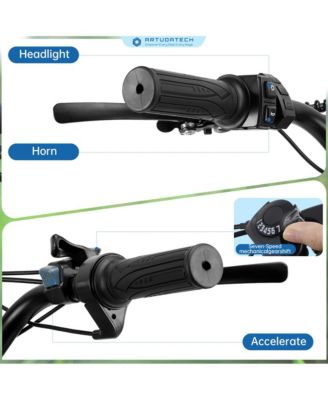 Electric Tricycle E-Trike with 525W Peak Motor, 7-Speed Gearing & 27-Mile Range for Heavy-Duty Cargo Transport