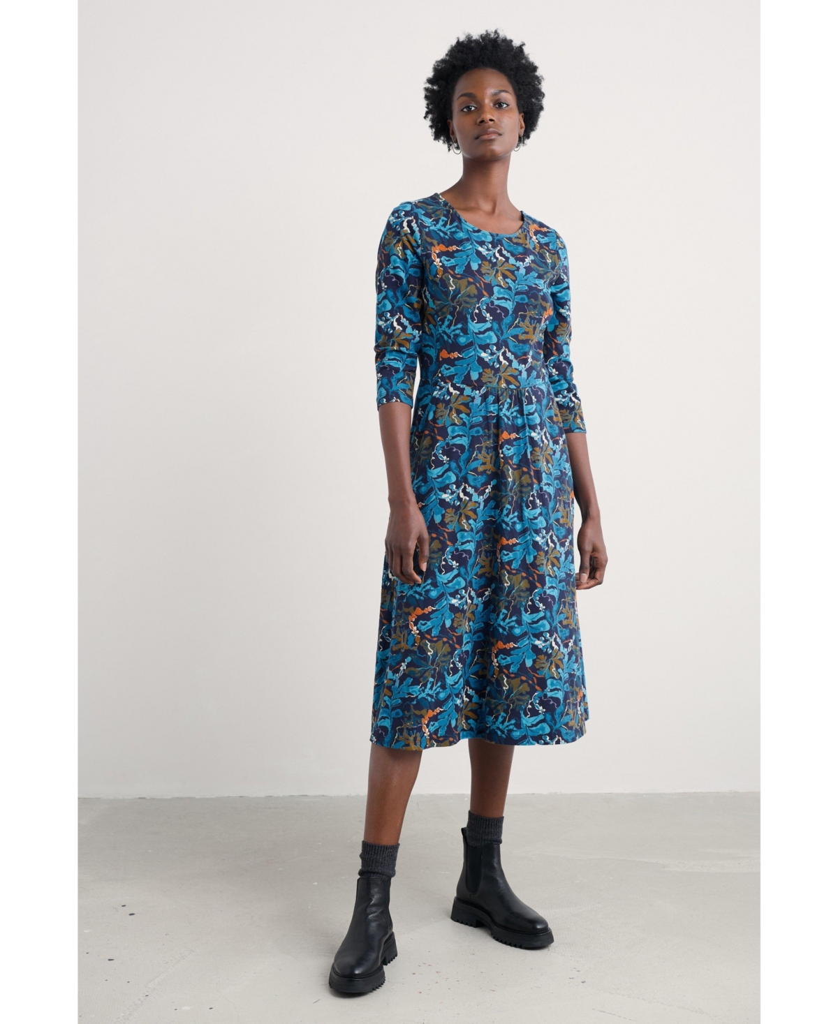 Seasalt Cornwall Women's April Quarter Sleeve Dress
