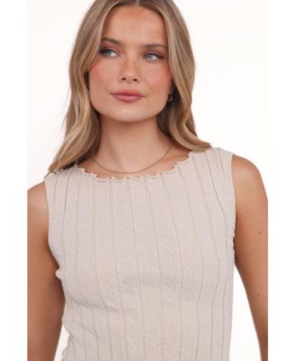 Women's Brodie Wide Rib Knit Top