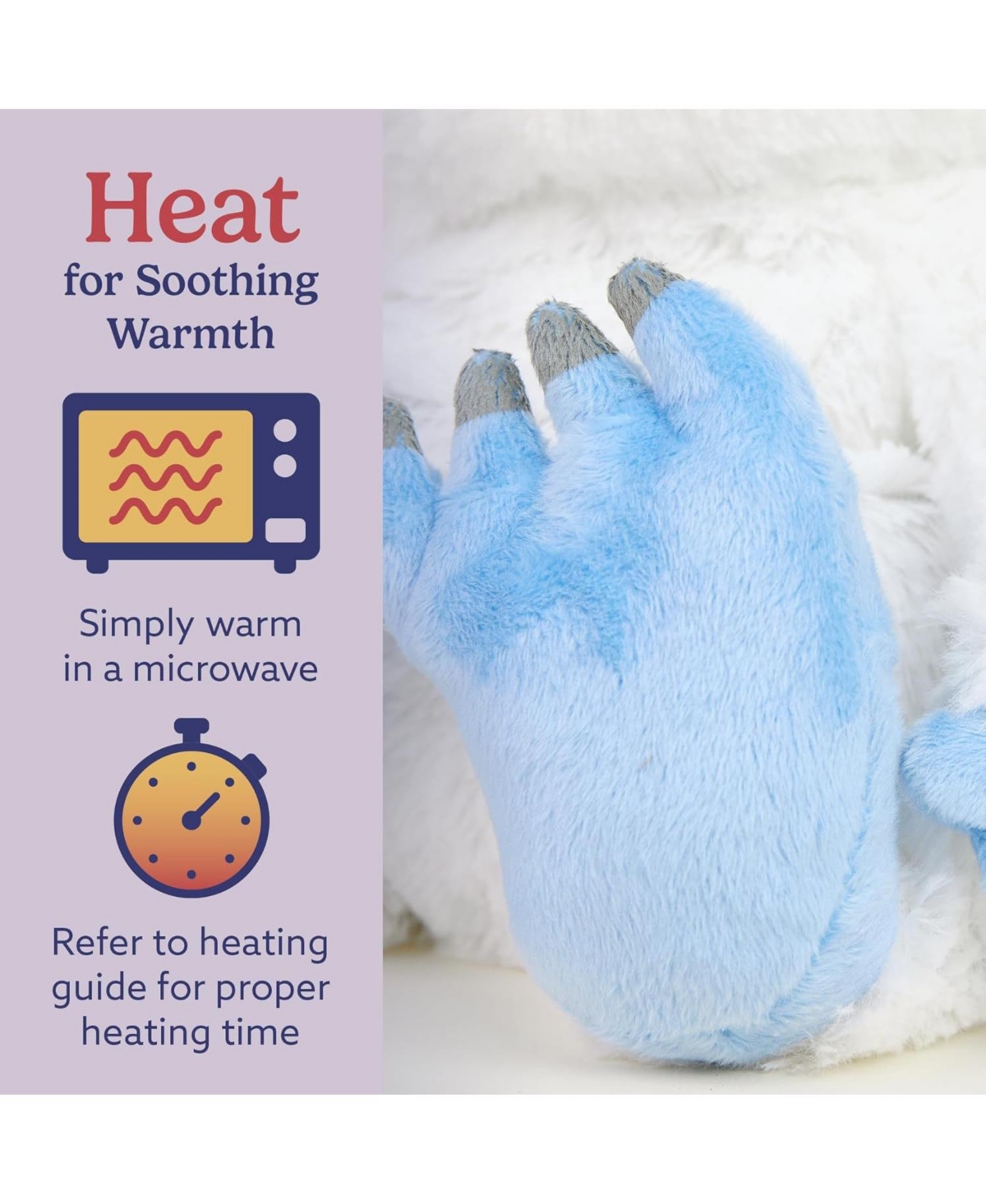 Warmies Microwavable French Lavender Scented Plush Bumble with Scarf