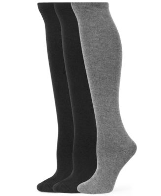 Women's 3-Pack Knee High Boot Socks