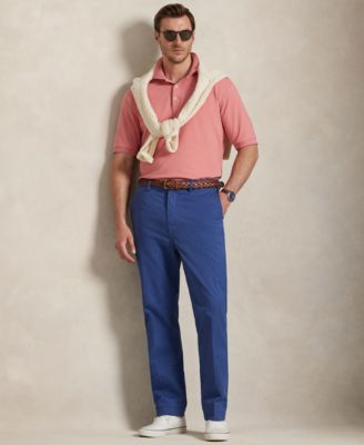 Men's Big & Tall Stretch Classic Fit Washed Chino Pants