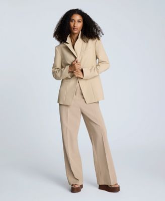 Women's Luxe Twill Slim One-Button Jacket